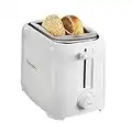 Proctor Silex 22216PS Toaster with Wide Slots & Toast Boost, 2-Slice, White