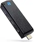 NiPoGi Mini PC Stick Windows 10 Pro, Intel Atom x5 z8350 Mini PC Lüfterlos, 8GB DDR3 RAM 128GB eMMc, Dual WiFi 2.4/5G/Bluetooth 4.2/4K HD/USB 3.0 Mini Desktop PC Stick für Travel Office