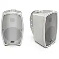 Audibax Ambient 5 White - Altavoces Pasivos de Estantería HiFi - Pareja de Altavoces Estereo de 2 Vías - Potencia Continua de 30W - Soporte de Pared Incluido - Altavoces con Woofer de 5,25"