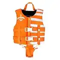 WYTbaby Kids Swim Vest, Toddler Swimming Vest Neoprene Buoyancy Vest Floation Swimwear with Adjustable Strap Float Jacket Suitable For 18-25KGkg/4-6 Years Boys Girls