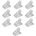 10 pcs de clips de uñas para construcción rápida de gel de uñas de polietileno, kit de extensión de gel de polidedo para manicura