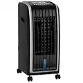 Monzana Enfriador de Aire 4en1 Ventilador Móvil Depósito 5L Temporizador Climatizador Ionizador Bajo Consumo Aircooler