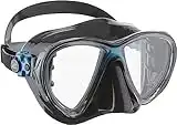 Cressi Big Eyes Evolution Scuba Diving and Snorkeling Mask - Blue