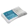 Technogel Anatomic Curve 7 - Coussin de Gel - en Fibre synthétique - Blanc - 66 x 40 x 7 cm - Extra Fin