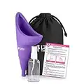 ZACAL Ladies Female Urinal - Portable Travel Urination Device for Women. Perfect for Walking, Camping, Festivals, Car Journey's, Travelling and Much More (FULL KIT)