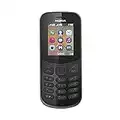 Nokia 130 - Téléphone portable débloqué GSM (Ecran 1,8 pouces, ROM 32Go, Double SIM Appareil photo 1MP) Noir