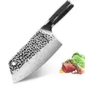 KENTROON Meat Knife Chef Knife for Meat and Vegetable High Carbon Stainless Steel Chinese Chef Knife for Home and Restaurant with Ergonomic Handle