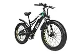 CEAYA Electric Bike, Electric Bikes For Adults 26 * 4.0 Fat Tire Electric Bikes Shimano 7 Speed E Bikes For Men