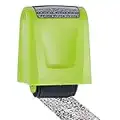 Identity Protection Roller Stamp Wide Rolling Theft Identity Prevention Stamp for Secure Confidential ID Blackout Security, Anti Theft and Privacy Safety (Green)