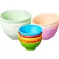 10 Pieces Mini Silicone Pinch Bowls Multicolored Silicone Condiment Bowls Reusable Snack Bowls Silicone Mixing Bowls for Sauce, Appetizer, Snacks, Honey, Baking Soda, Melt Chocolate, Ice Mold