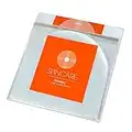 50x Pochettes Intérieures Disque Vinyle 45 Tours 7" Singles & EPs | Dynamic Anti-Statiques Pochette De Protection en Plastique | Qualité Supérieure 50 Micron HDPE | 180mm x 180mm