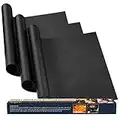 Oven Liners for Bottom of Oven - 3 Pack Large Thick Heavy Duty Oven Liner - 17"x25" BPA and PFOA Free, Oven Floor Protector Liner for the bottom of Electric Oven Gas Oven or Gas Grills