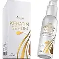 Vitamins Sérum Kératine Cheveux Secs et Abîmés - Soin Proteine Fortifiant à Huile de Castor, Biotine et Collagene - Thermoprotecteur Anti Frisottis Protection Chaleur