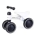 Baby Balance Bikes Bicycle for 1-2 Year Old Girl/Boy, Cycling Toy for Gifts Ride on Riding 1st First Birthday Mini Kids White