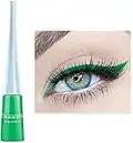 Eyeliner liquido Eyeliner opaco ad asciugatura rapida, Eyeliner in gel impermeabile permanente non fiorito, Eyeliner liquido altamente pigmentato Elf Candy Color (verde)