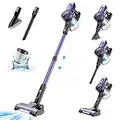 Powools 25kpa Cordless Vacuum Cleaner - Stick Vacuum Cleaner by VacLife High Power w/Long Battery Life, Portable Household Vacuum Cleaner for Carpet and Floor, 6-in-1 Wireless Vacuum, Purple (PL8732)
