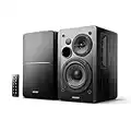 Edifier R1280DB Noir - Enceintes Studio et Bookshelf Actives, Télécommande IR, Bluetooth, 2 Entrées RCA, Prises Optique et Coaxiale, Ampli Intégré, Pour PC, Portable, Mac, Téléphone et Hi-Fi