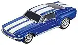 Carrera 64146 Ford Mustang '67 Racing Blue GO!!! Analog Slot Car Racing Vehicle 1:43 Scale