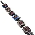 Fishing Rod Straps Stretchy Waterproof Wrap Ties for Spinning Rod, Fly Rod, Casting Rod, 6-Pack