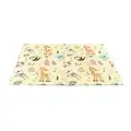 KandyToys Folding Wild Life Baby Play Mat | Thick Padded XPE Baby Crawl Mat | Waterproof | Safe