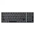 SATECHI Slim Teclado Bluetooth - Bluetooth 5.0 y Sinc Varios Dispositivos - para M2/ M1 MacBook Pro/Air, M2/ M1 iPad Pro/Air, M2 Mac Mini, iMac M1 (Cinza Espacial, diseño US inglés QWERTY)