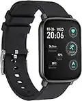 Smart Watch for Android Phones iPhone Compatible, woednx 1.65”Smartwatch Activity Tracker Fitness Smart Watches for Women Men,IP68 Waterproof Watch Pedometer Heart Rate Sleep Monitor-Black