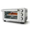 Oster Compact Countertop Oven With Air Fryer, Stainless Steel