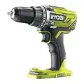 Ryobi R18DD3 – 0 Trapano Avvitatore a Batteria 18V ONE+, Batteria non Inclusa, con Luce LED, 2 Velocità, per Legno e Metallo