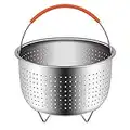 Steamer Basket for Instant Pot, Vegetable Steamer Basket Stainless Steel Steamer Basket Insert for Pots (3qt)