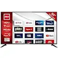 RCA iRV50U3 4K Fernseher 50 Zoll (127 cm) Smart TV mit HDR, Netflix, Prime Video, Rakuten TV, DAZN, Disney+, YouTube, UVM, WiFi, Sprachsteuerungs, Triple-Tuner DVB-T2 / S2 / C, Dolby Audio, 2023