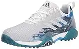 adidas Herren Codechaos Spikes Golfschuh, Footwear White/Grey One/Crew Navy, 50 2/3 EU