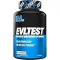 Evlution Nutrition EVLTEST Testosterone Booster for Men, Supports Healthy Testosterone Levels, Muscle Function, Performance and Recovery, 120 Tablets (30 Servings)