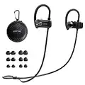 JAYINE Bluetooth Kopfhörer Sport, Kopfhörer Kabellos mit Mikrofon 24H Spielzeit Ohrhörer Bluetooth 5.3 Deep Bass Stereo In Ear Kopfhörer Bluetooth Sport mit Ohrhaken IP67 Wasserdicht für HD Anruf