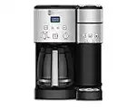 Cuisinart Single Serve + 12 Cup Coffee Maker, Offers 3-Sizes: 6-Ounces, 8-Ounces and 10-Ounces, Stainless Steel, SS-15P1