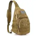 G4Free Mochila Táctica Grande con Eslinga Bandolera Militar con Funda de Pistola Bolsa EDC con una Correa en el Pecho Bolso con Bandolera Molle Assualt para transporte oculto