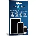 CLEARVIEW Liquid Glass Screen Protector | Covers up to 6 Devices | for All Smartphones Tablets and Watches