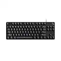 Logitech G413 TKL SE Clavier Gamer Mécanique - Rétroéclairé avec Switches Mécaniques Tactiles, Anti-Ghosting, Compatible avec Windows, macOS, Français AZERTY - Noir