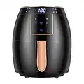 Andoer Air Fryers, Air Fryer Tower Air Fryer Air Fryer Family 5.5L Household Large Capacity 1300W Big Firepower Timing Touch Screen Lcd Electric Air Fryer With Bakeware