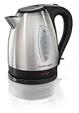 Hamilton Beach Electric Tea Kettle, Water Boiler & Heater, 1.7 L, Cordless, Auto-Shutoff and Boil-Dry Protection, Stainless Steel (40880)