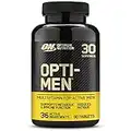 Optimum Nutrition Opti-Men, Integratore Multivitaminico per Uomo con Vitamina D, Vitamina C, Vitamina B6 e Aminoacidi, Non Aromatizzato, 30 Porzioni, 90 Capsule