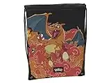 CYP BRANDS Pokémon Jugend-Rucksack, Charmander-Design, mit verstellbaren Griffen, Orange, orange, único, Rucksack 34 x 44 Pokémon - Charmander