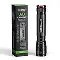 RECHOO High-Powered LED Flashlight S2000, Upgraded Powerful 2000 High Lumens Flashlights with 3 Modes, Zoomable, Water Resistant Flash Light for Camping, Outdoor, Emergency, Hiking