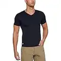 Under Armour Men's Tactical HeatGear® Compression V-Neck T-Shirt Tops by Under Armour Medium Black