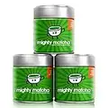 Mighty Matcha Tea | Organic Matcha Green Tea Powder | Ceremonial Grade | Great Taste Winner 2012 | Certified CN-BIO-119 Non-EU Agriculture | Energy Boost, Detox | 30 g (pack of 3)