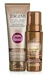 Jergens Natural Glow Self-Tanning Duo, Nourish Daily Moisturizer & Gradual Self Tanner, Body Lotion – Medium to Deep and Instant Sun, Sunless Tanning Mousse – Ultra Deep Bronze