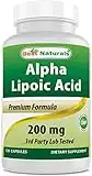 Best Naturals Alpha Lipoic Acid 200 Mg 120 Capsules (120 Count (Pack of 1))