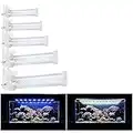 WESEEDOO Rampe LED Aquarium Rampe LED pour Aquarium Fish Tank LED Éclairage LED Aquarium Lumières Fish Tank Lumière LED sous-Marine Aquarium LED Lumières 6.3inch