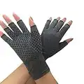 Donnagelia Gants d'Arthrite Gants De Compression Anti-Arthrite Sans Doits Pour Soulagement De La Douleur Articulaire Réchauffement