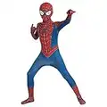 ZUOZHE Costume the Amazing Spiderman Enfant Costume Spiderman Enfant Miles Morales Deguisement Spiderman Enfant Noir et Rouge Costume Spiderman Homecoming Enfant pour Carnaval Halloween