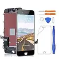 Yodoit Premium Screen Replacement for iPhone SE 2020 2nd Generation Black LCD Display Touch Digitizer Assembly with Repair Tool Kit, for Model A2275, A2296, A2298